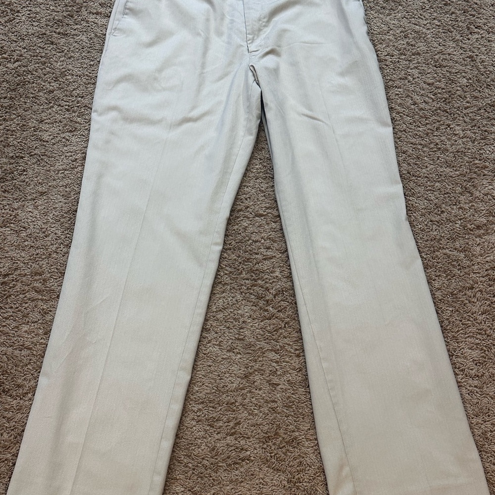 Stafford Pants Mens 36x34 Essentials Classic Fit Dress Pants Flat Front